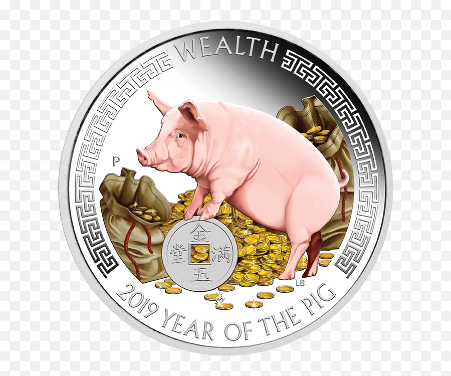 Perth Mint Issues Range Of U0027year The Pigu0027 Coins - All Year Of The Pig Coin Png,Porky Pig Png