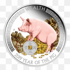 Perth Mint Issues Range Of U0027year The Pigu0027 Coins - All Year Of The Pig Coin Png,Porky Pig Png