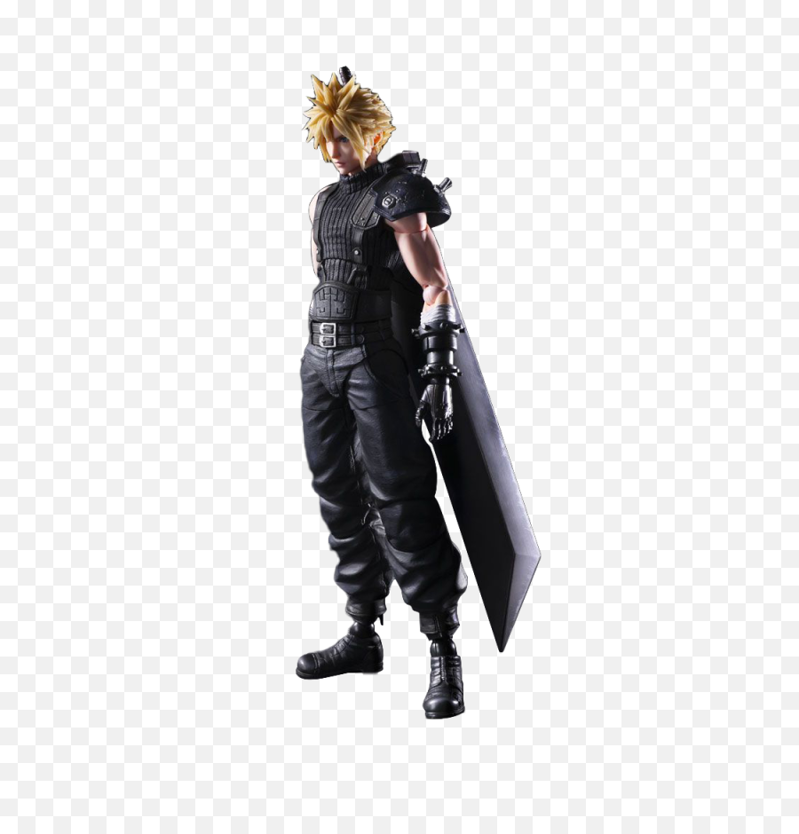 Cloud Strife Version 2 Action Figure By Square Enix - Final Fantasy Cloud Strife Png,Final Fantasy 2 Logo