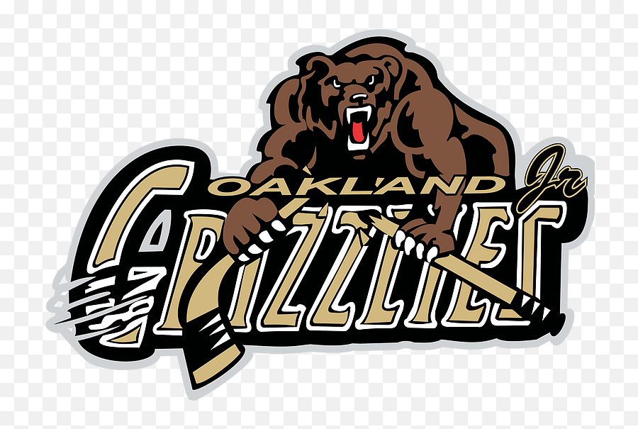 Oakland Junior Grizzlies Hockey Club - Automotive Decal Png,Grizzlies Logo Png