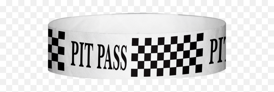 Tyvek 34 Inch Pitt Pass Checker Pattern Wristbands - Horizontal Png,Checker Pattern Png