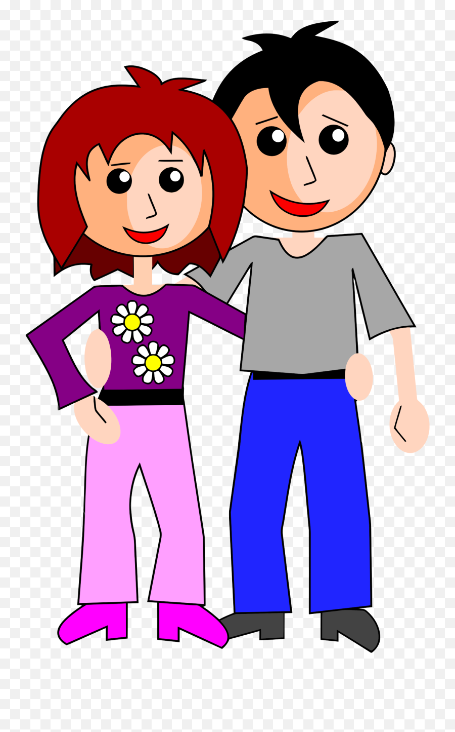 Old Clipart Husband And Wife - Clipart Couple Png,Wife Png