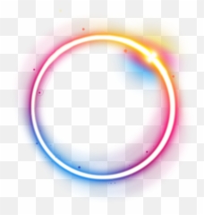 Neon Png Images For Free Download - Neon Circle White Background,Neon Circle Png