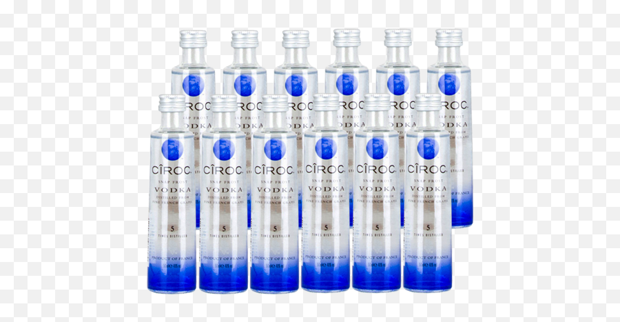 Ciroc Ultra Premium French Vodka 5cl Miniature 40 - Glass Cylinder Png,Ciroc Png