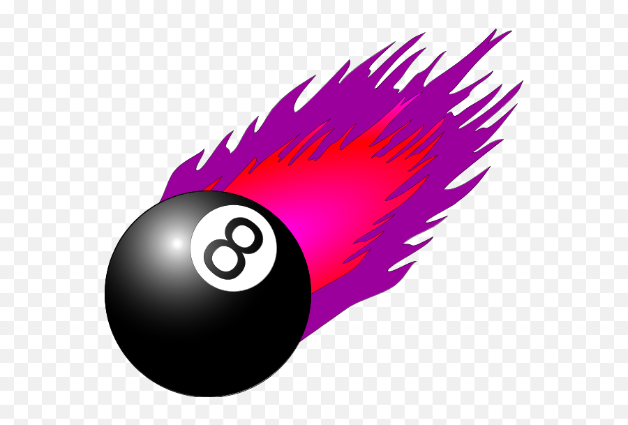 Flame Flaming Fire V3 Clipart - 8 Ball Pool Ball On Fire Png,Magic 8 Ball Png