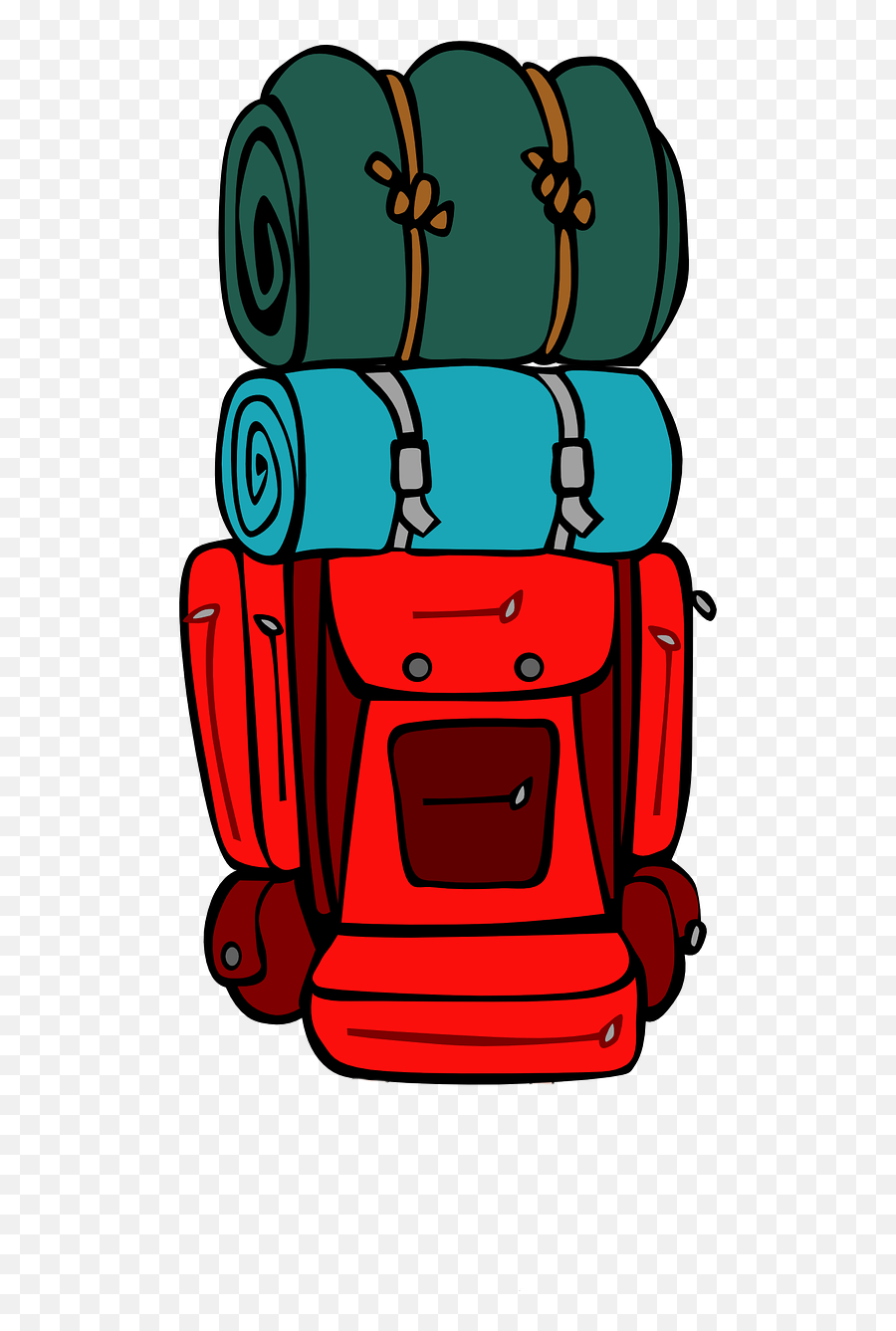 Backpacking Clipart - Backpacking Clipart Png,Backpack Clipart Png
