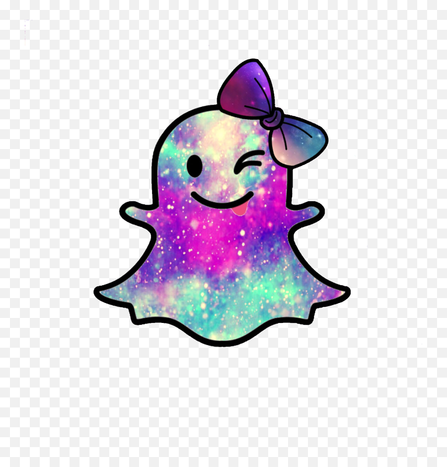 Snapchat Colorful Cute Tumblr Pretty Gal 1073232 - Png Pretty Snapchat Logo,Snap Chat Logo Png