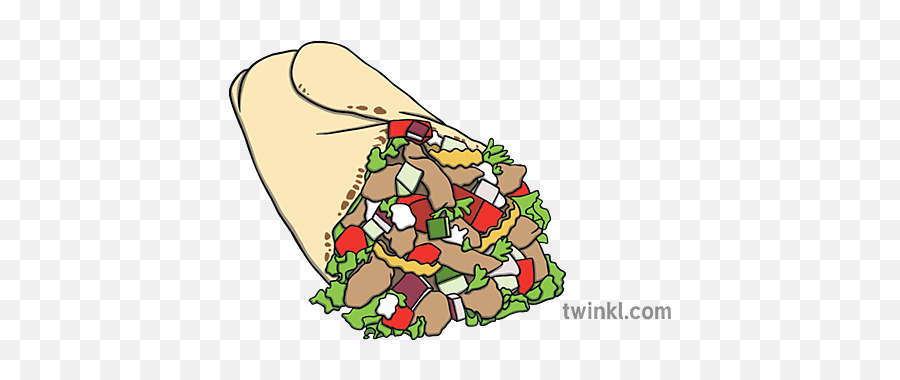 Shawarma Illustration - Twinkl Language Png,Shawarma Icon