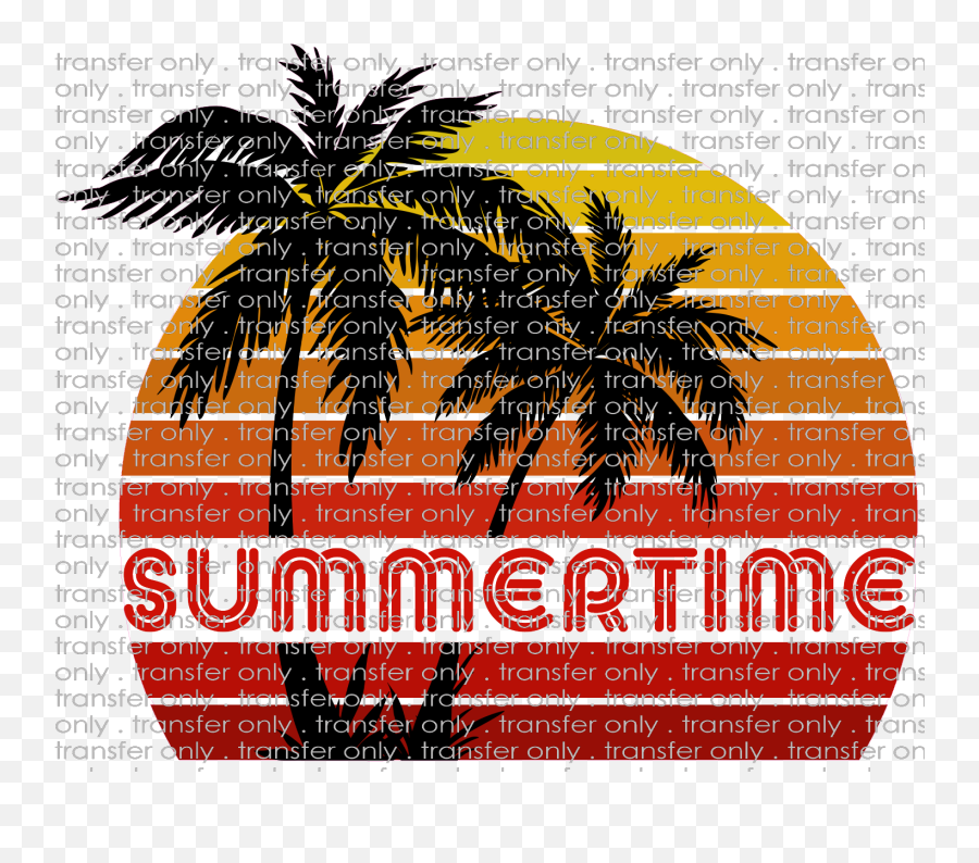 Siser Sum 25 Summertime Palm Tree - Poster Png,Palm Tree Logo