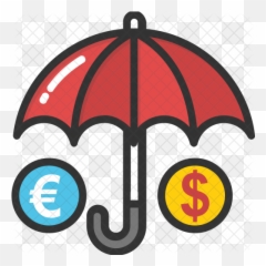 Money Rain Icon Of Colored Outline - Clip Art png