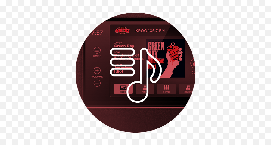 Connected Music Solutions Auto Gracenote Drives - Green Day Png,Radio App Icon