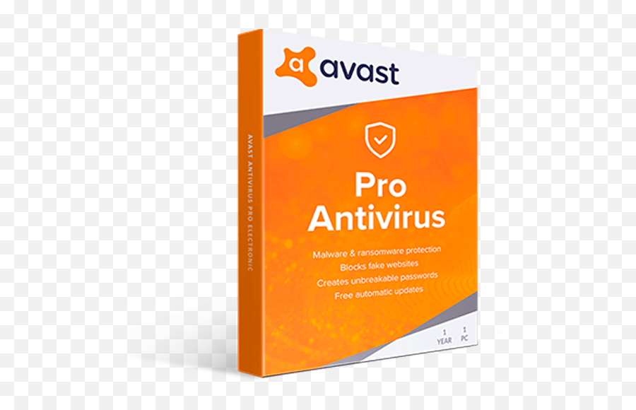 Avast Antivirus Pro Electronic License 1y3pc - Vertical Png,Avast Icon For Desktop