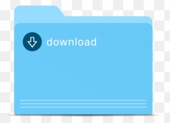 Blank Blue Folder - Openclipart Horizontal Png,Blank Folder Icon