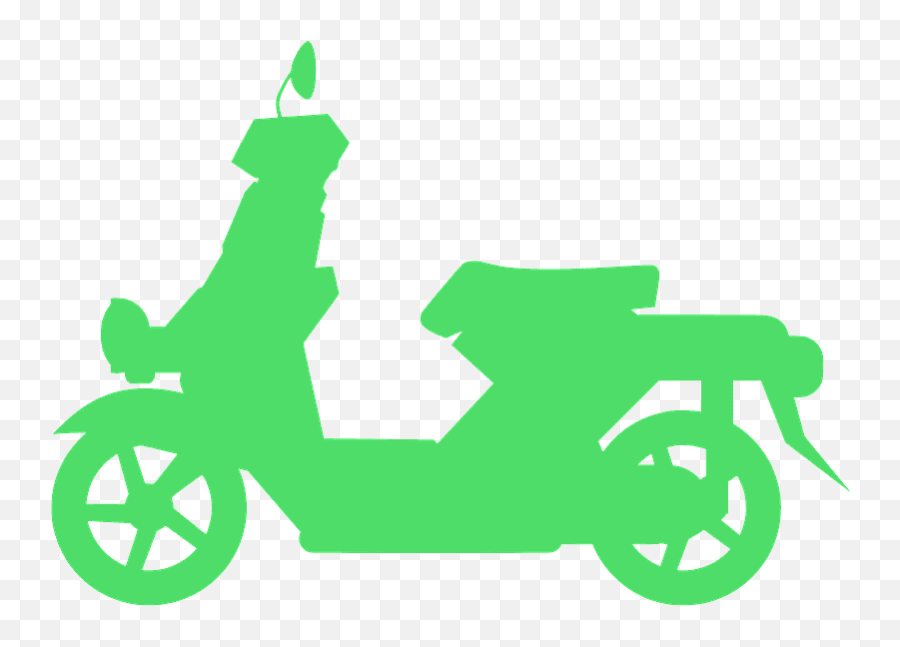 Honda Electric Motor Scooter Silhouette - Free Vector E Scooter Png Clipart,Icon Electric Motorcycle