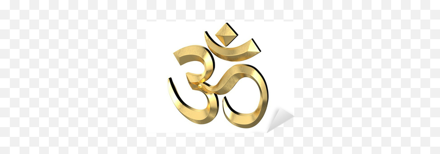 Sticker Hindu Om Icon 3d Isolated - Pixershk Ohm 3d Png,3d Icon Wallpaper