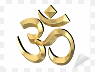 Sticker Hindu Om Icon 3d Isolated - PIXERSHK Ohm 3d png