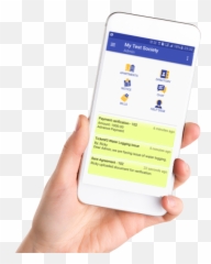 Hand - Holdingsmartphonepngimage500x5971 Neighbium Mobile In Hand Png,Hand Holding Png