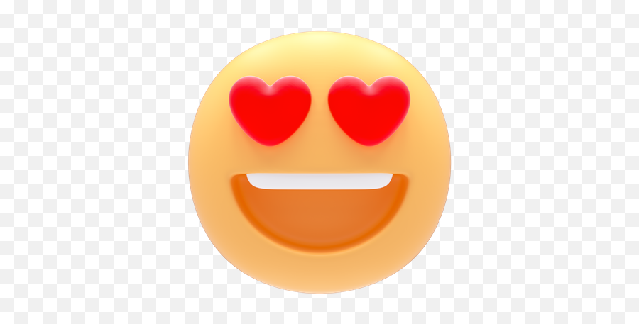 Love Eye Emoji Icon - Download In Glyph Style Happy Png,Happy Love Icon