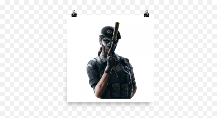 Acheter Sticker R6 De Terminashoot - Caveira Rainbow Six Png,Rainbow Six Icon Teamspeak 16x16