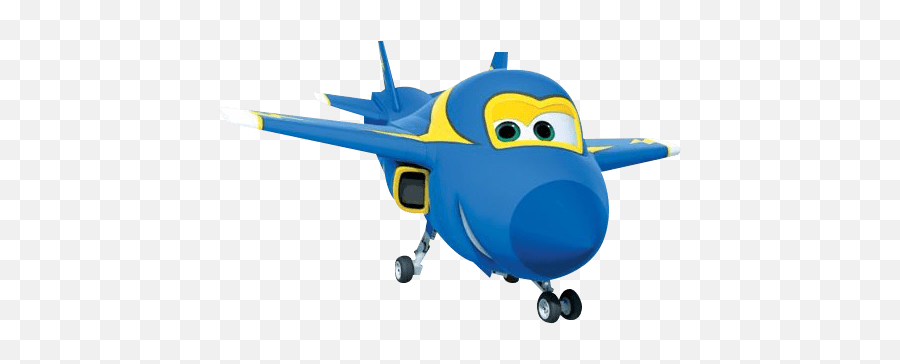 Download Jerome Acrobatic War Jet Plane Transparent Png - Super Wings Jerome Serie,Cartoon Airplane Png