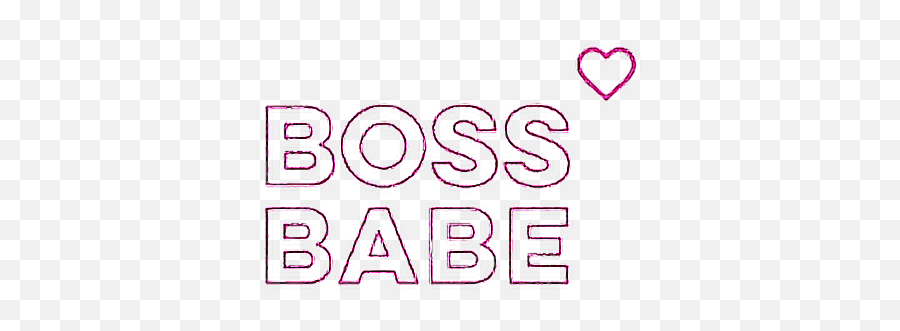 Boss Bossbabe Babe Bossbitch Bosslady Bos - Heart Png,Boss Baby Logo