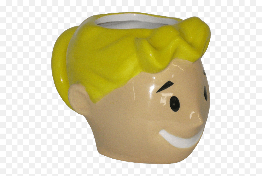Fallout - Vault Boy 3d Molded Mug Fallout Vault Boy 24oz Molded Ceramic Mug Png,Pip Boy Png