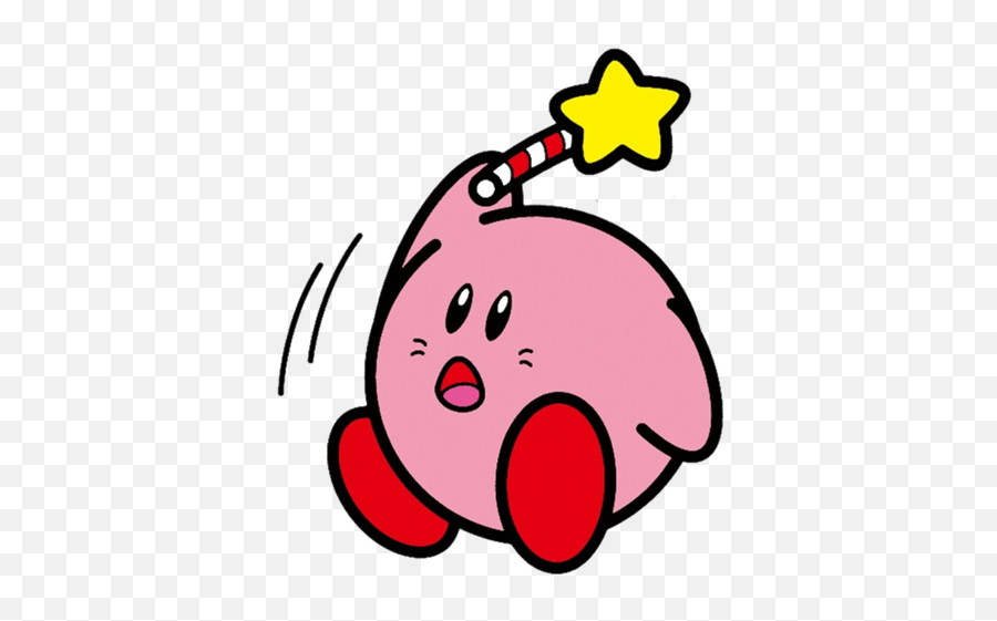 Holding A Magic Stick Transparent Png - Flying Kirby Png,Kirby Png