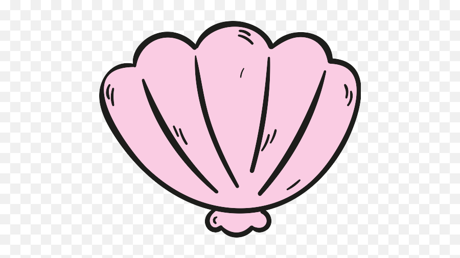 Shell Png Icon - Pink Seashell Emoji,Shell Png