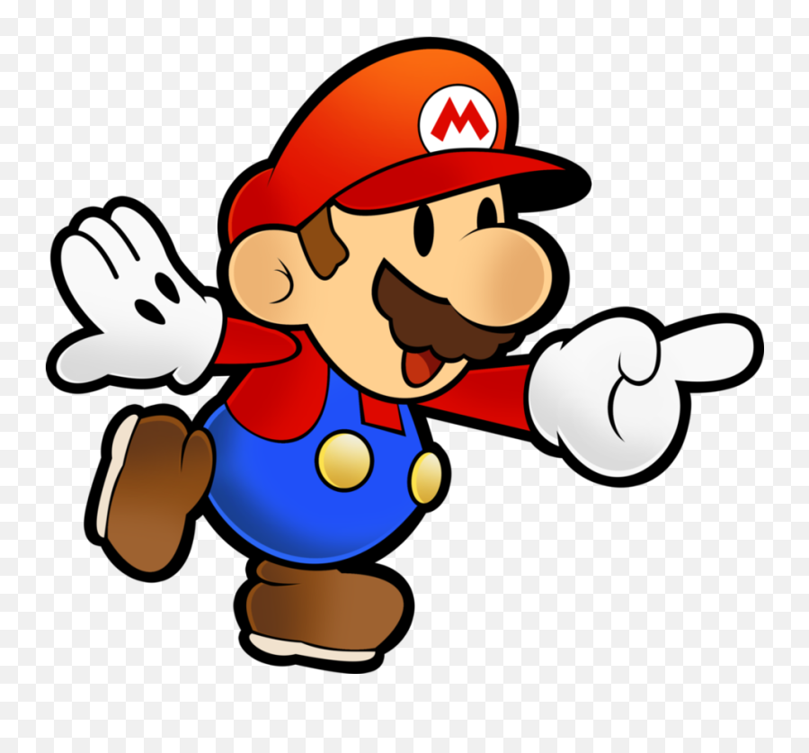 Paper Mario Transparent - Transparent Paper Mario Mario Png,Mario Transparent Png