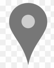 Google Map Pointer Grey Clip Art - Circle Png,Google Map Icon Png