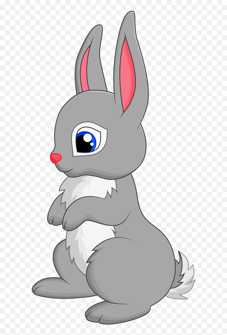 Rabbit Cat Graphic Transparent Friends - Cartoon Rabbit Clipart Png,Rabbit Transparent