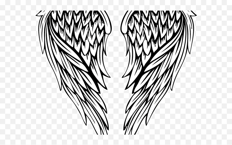 Tattoo Design Pictures Of Different Stylized Wings Vector Illustrations For  S Design Stock Illustration  Download Image Now  iStock