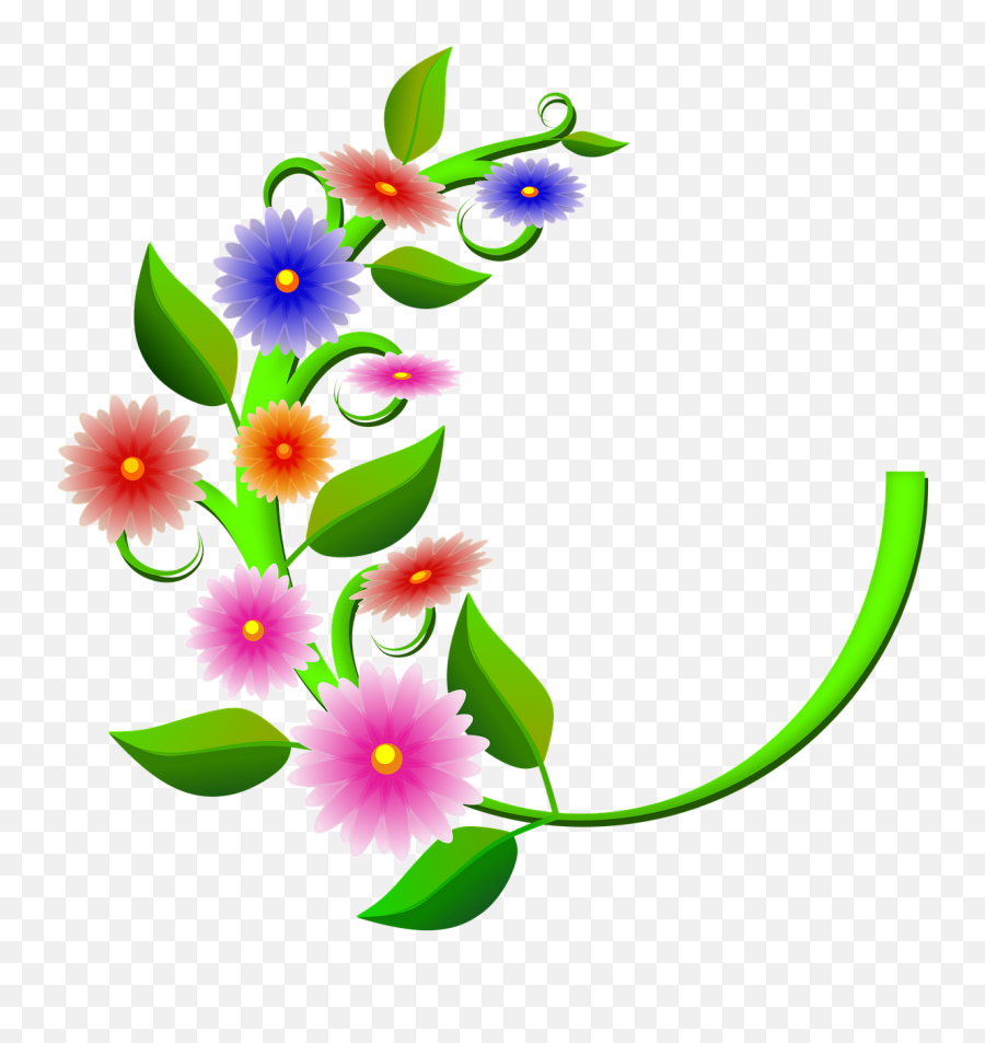 Flowers Illustration Floral - Illustration Png,Flower Illustration Png