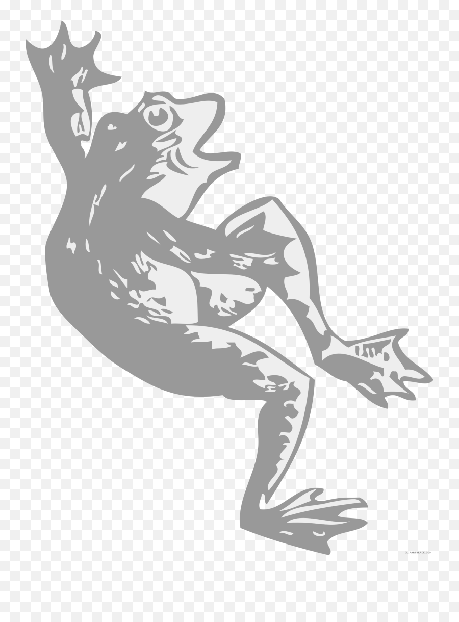 Frog Clipart Black And White Png 2 - Dead Frog Transparent,Frog Clipart Png