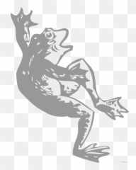 Frog Clipart Black And White Png 2 - Dead Frog Transparent,Frog Clipart Png