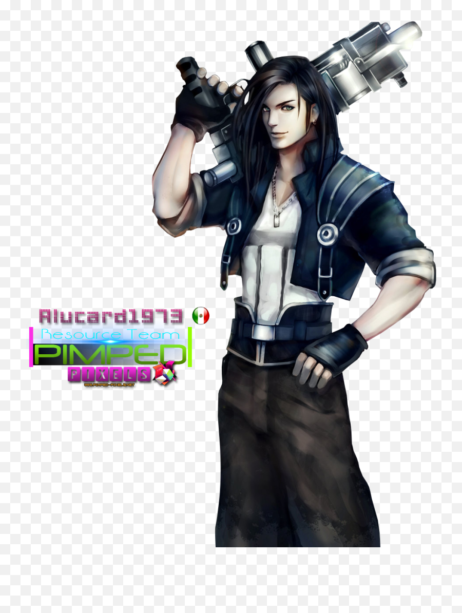 The Man With Machine Gun - Final Fantasy Viii Laguna Png,Man With Gun Png