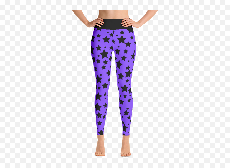 Download Purple Star Yoga Leggings - Bordeaux Leggings Png,Purple Star Png