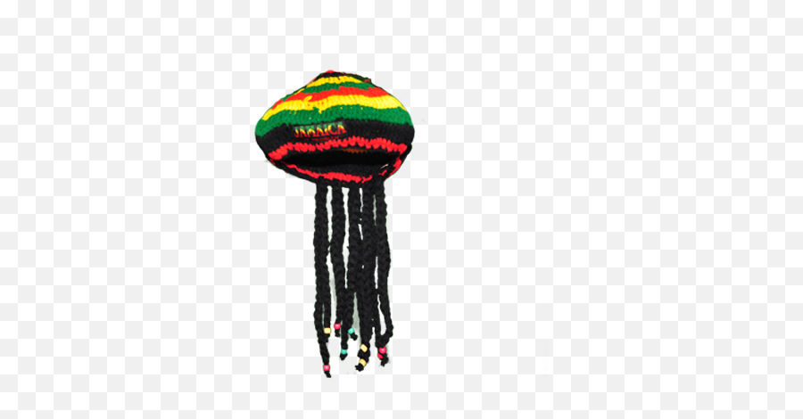Rasta Hat With Dreads Transparent Png - Drawing,Dreadlocks Png