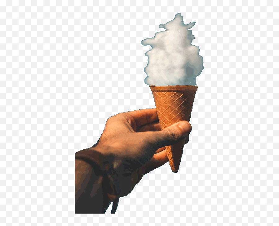 Transparent Jpg Creator - Hand Holding Ice Cream Cone Transparent Png,Transparent Backround