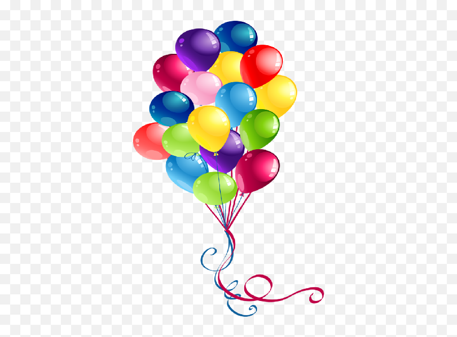 Party Balloons Cartoon Clip Art Images Are Free To Copy For - Clip Art Happy Birthday Balloons Png,Birthday Balloons Transparent Background