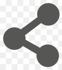 Share Social Icon - Transparent PNG u0026 SVG vector file Icon Grey