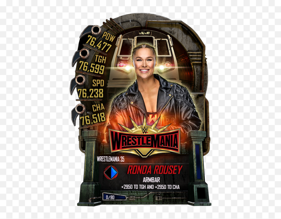 Ronda Rousey - Jeff Hardy Wwe Supercard Png,Ronda Rousey Png