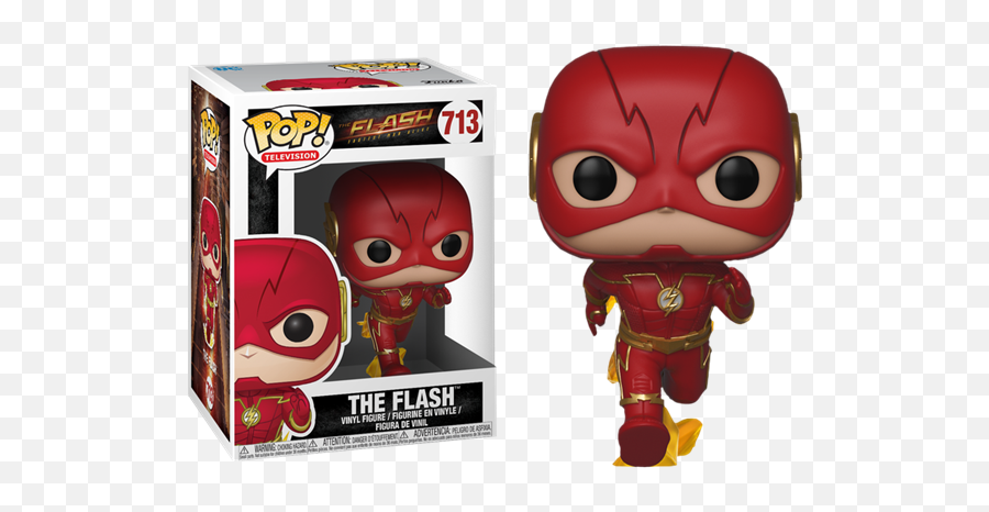 The Flash Running Pop Funko Png Transparent
