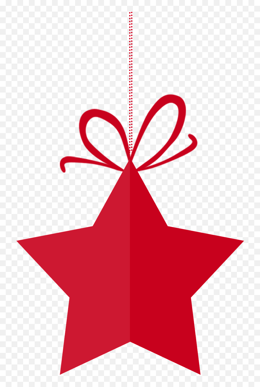 Download Hd Red Christmas Star Png Transparent Image - Star Photoshop,Christmas Star Png
