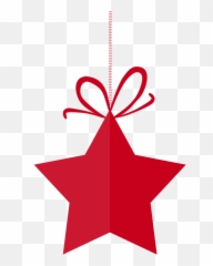 Download Hd Red Christmas Star Png Transparent Image - Photoshop