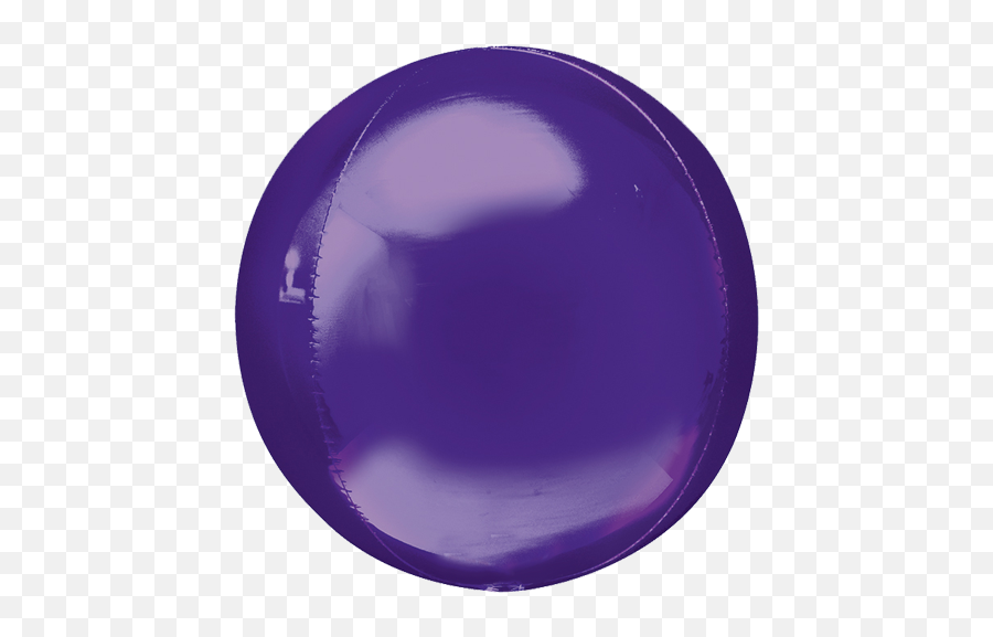 15 Purple Foil Orbz Balloon - Globo Orbz Morado Png,Purple Balloons Png