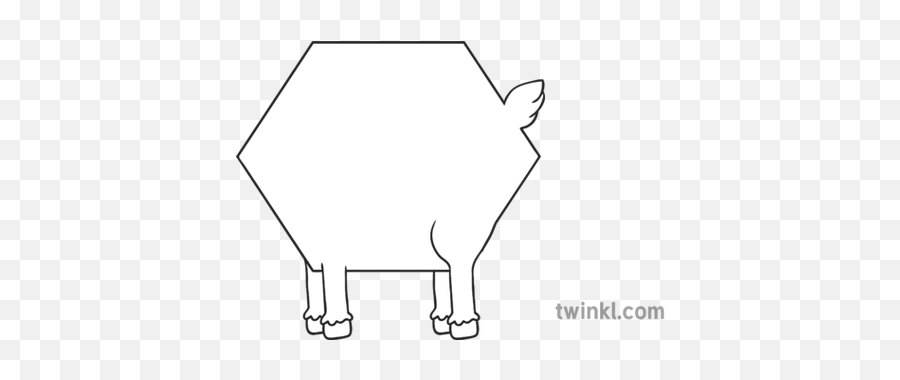 Reindeer 2d Shape Activity Topics Eyfs - Straddle Forward Roll Png,Hexagon Shape Png