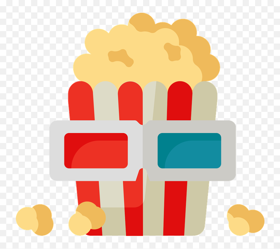 Symbol Popcorn Flat - Free Vector Graphic On Pixabay Language Png,Popcorn Transparent Background