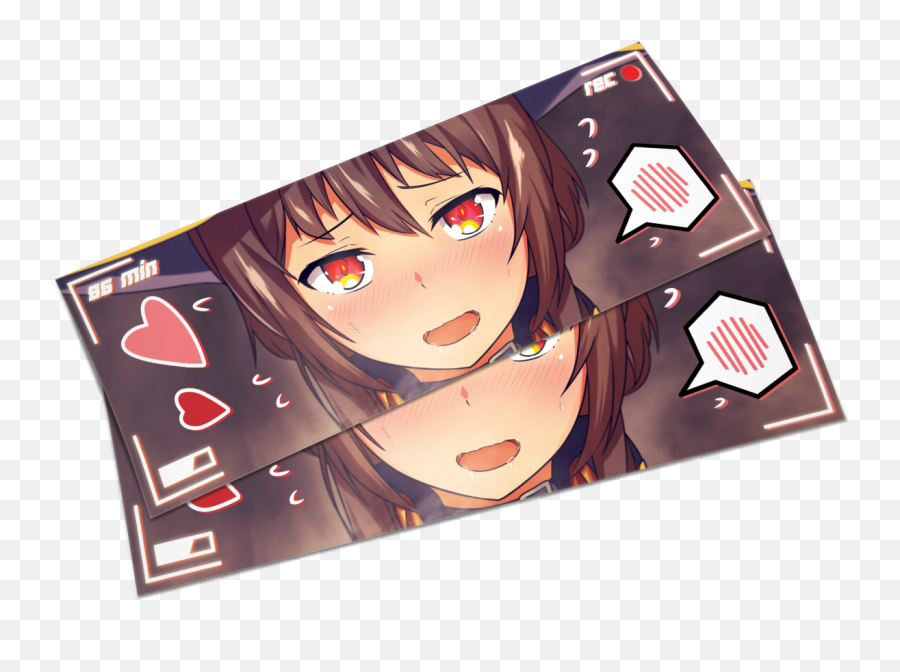 Megumin Slap - Megumin Slap Sticker Png,Megumin Png