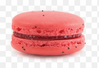 Download Hd Strawberry - Macaron Aesthetic Png Transparent Macaron Strawberry Png Transparent,Macaron Png